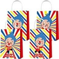 thumbnail image 1 of 16 Pcs Plim Plim Theme Party Gift Bags Birthday Gift Bags Snacks Candy Bags Clown Party Supplies for Kids Birthday Party Decorations, 1 of 5