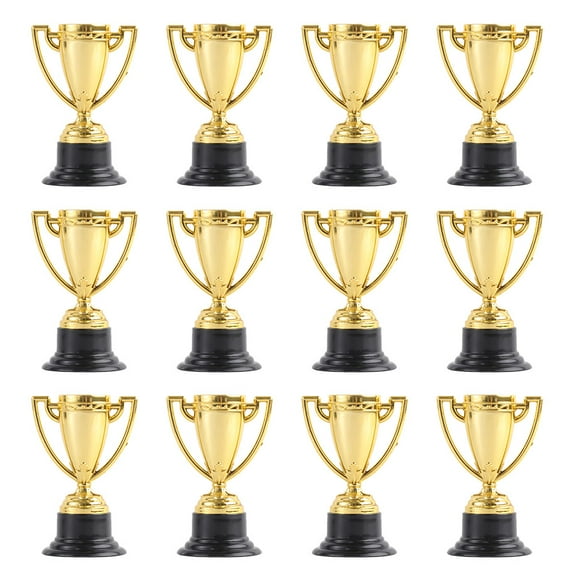16 Pcs Reward Small Trophy Soccer Toys for Children Childrens Trophies Plastic
