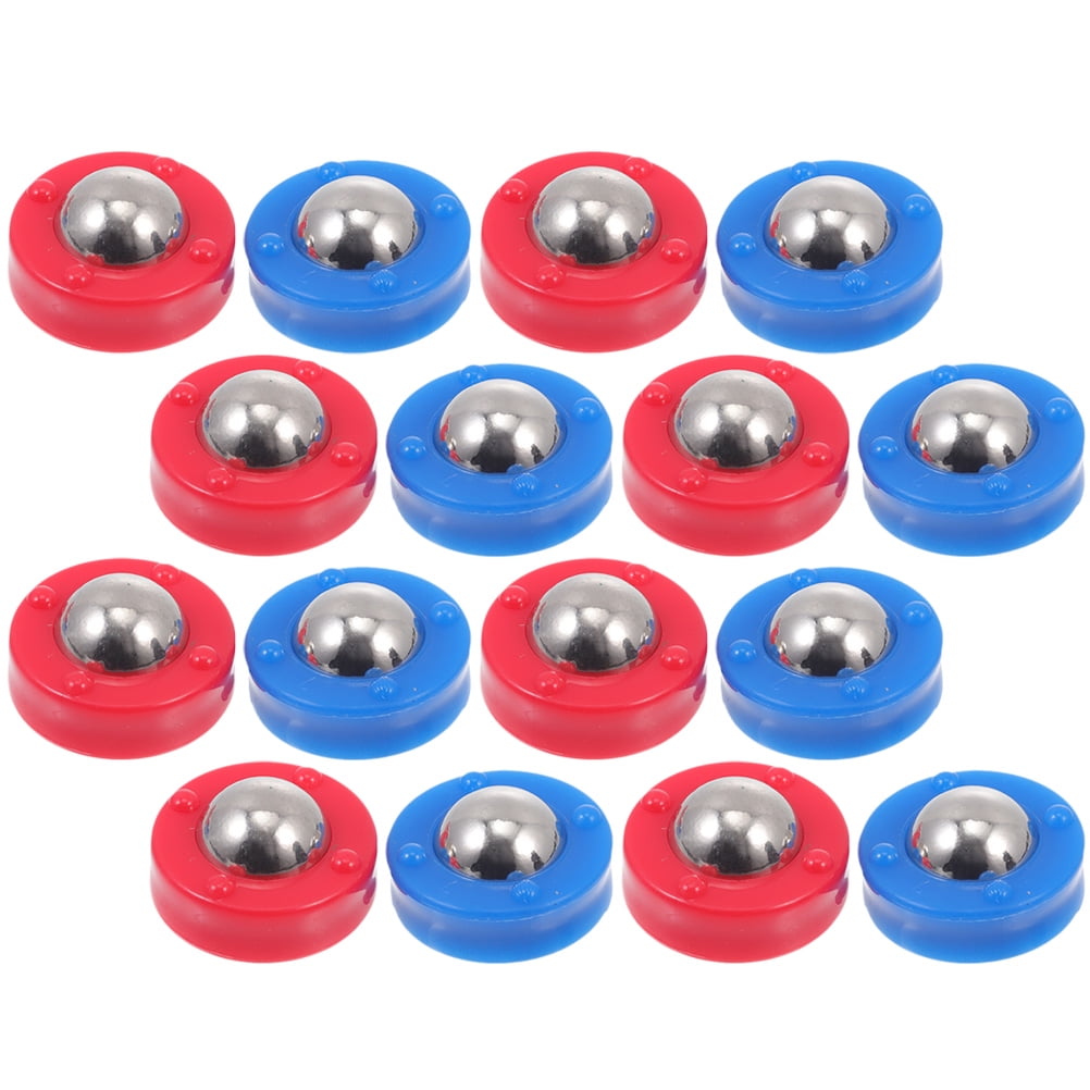 16 Pcs Rollers Table Fun Family Game Mini Shuffleboard Pucks Free