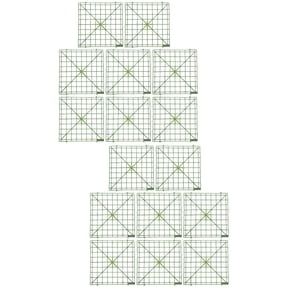 16 Pcs Row Flower Arrangement Grid Panel Wall Display DIY Fixers Wedding Table Decoration Plastic