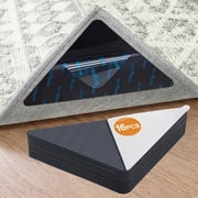 16 Pcs Rug Tape,Anti Slip Rug Pads Grippers for Hardwood Floors and Tiles,No Residue,Reusable Carpet Tape for Area Rugs, Double-Sided Adhesive Rug Stickers