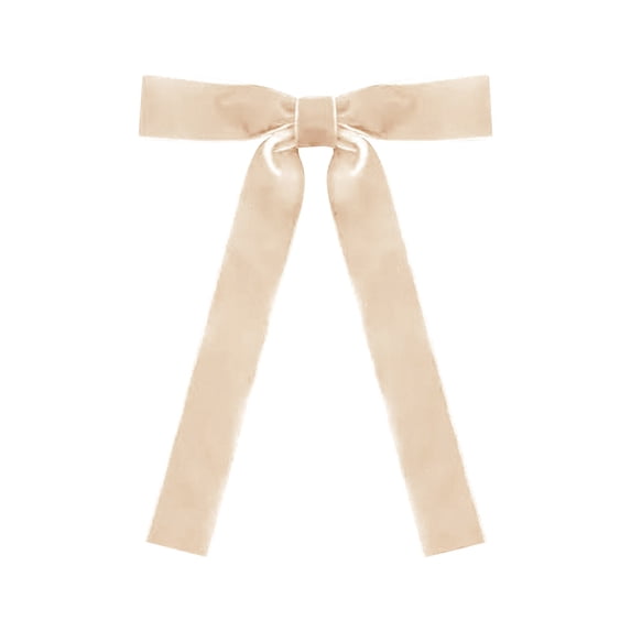 16 Pcs Satin Bows, 5x7 Inch Premade Bows, Elegant Satin Ribbon Bows for Wedding, Florist Decor, Cake Pops, Christmas Tree, Gift Wrapping, Party Favors (Beige)