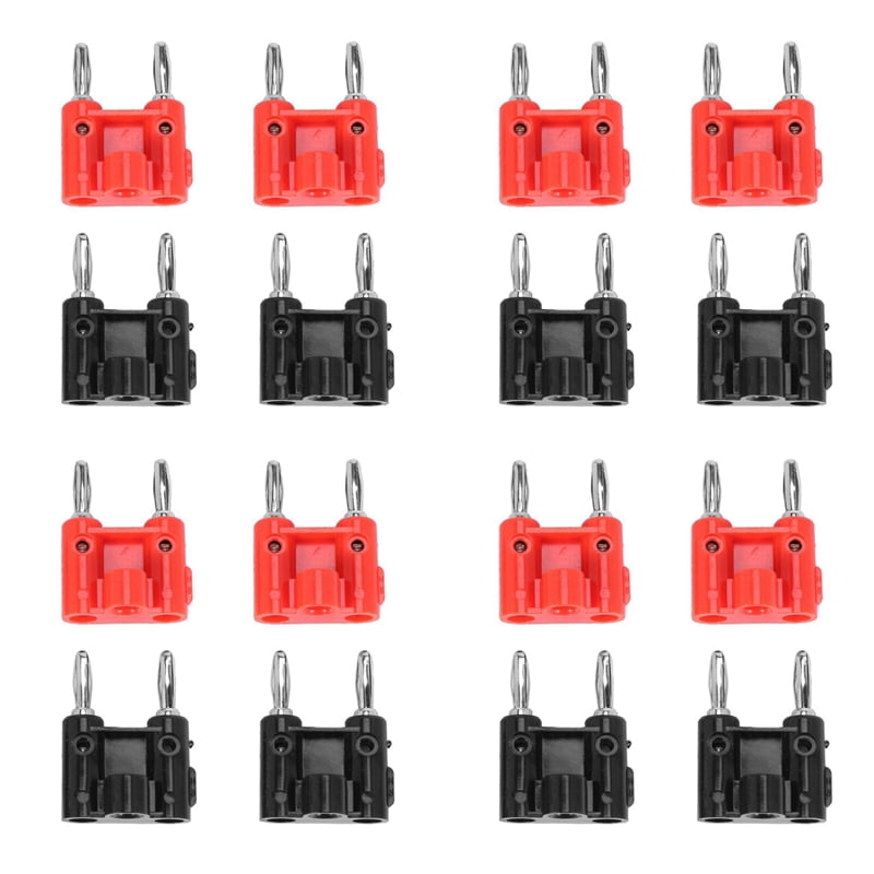 Uxcell 1000V 32A Alligator Clip Banana Connector Set – 4-Pack, Black And Red, 55mm & 85mm