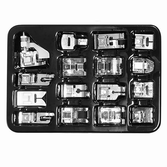 16 Pcs Sewing Machine Presser Feet Set, Sewing Machine Foot Fit for , Singer//