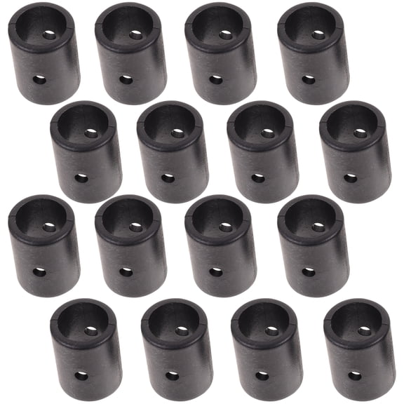 STRANDCHIC Fix Soccer Player Position Foosball Table End Caps Black PVC 16pcs for Fan Gear