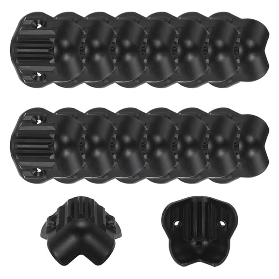 16 Pcs Speaker Cabinet Corners Protector 40x40x40mm Plastic Stackable Guard Wrap Angle Case Edge Box Protection