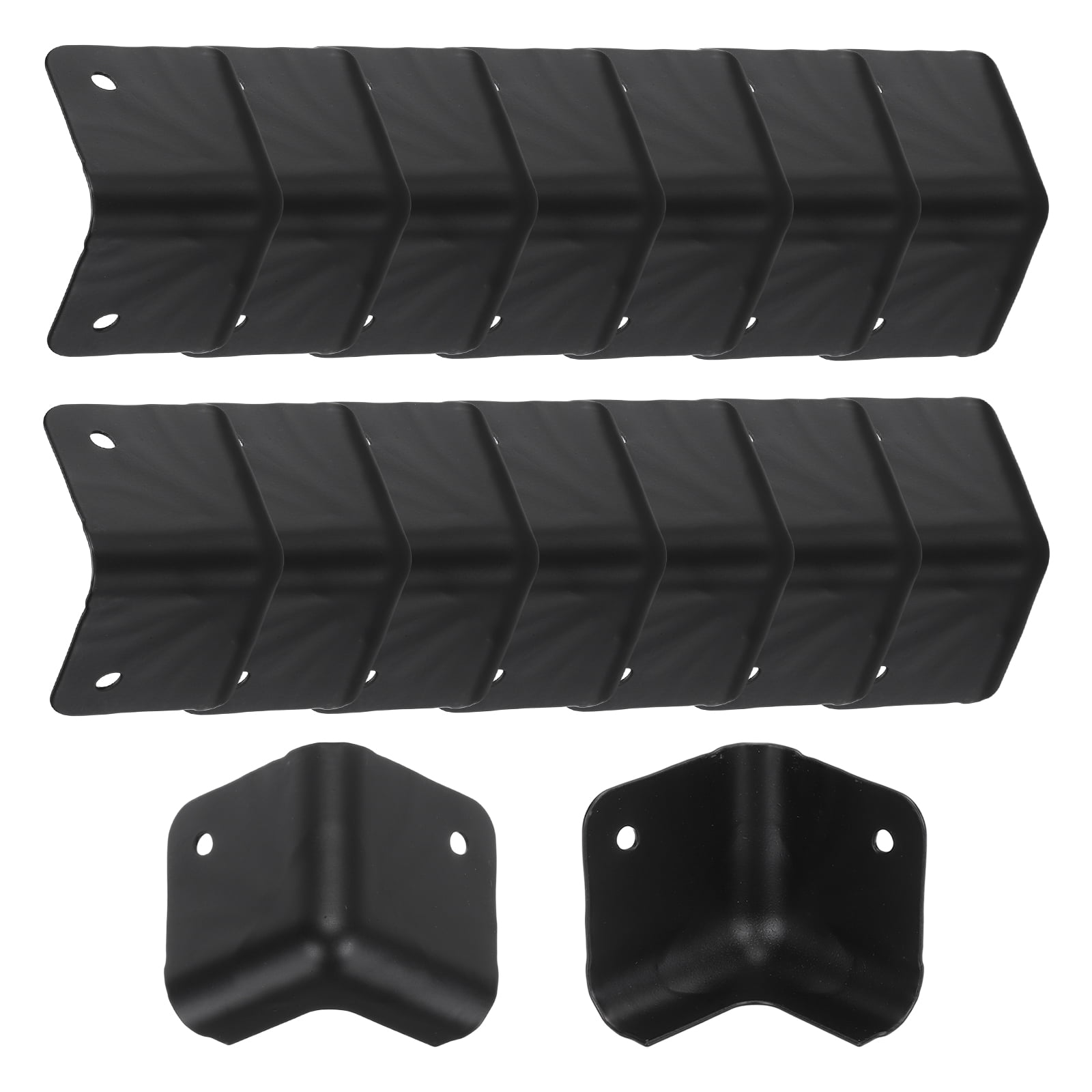 16 Pcs Speaker Cabinet Corners Protector 47x47x47mm Metal Stackable Guard Wrap Angle Case Edge Box Protection