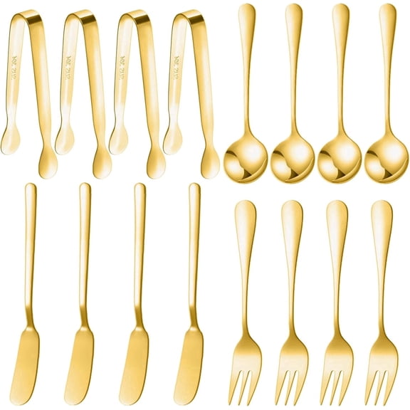 16 Pcs Stainless Steel Cheese Butter Spreader Knife Set, Charcuterie Board Utensils, Charcuterie Utensils, Charcuterie Accessories for Charcuterie Boards