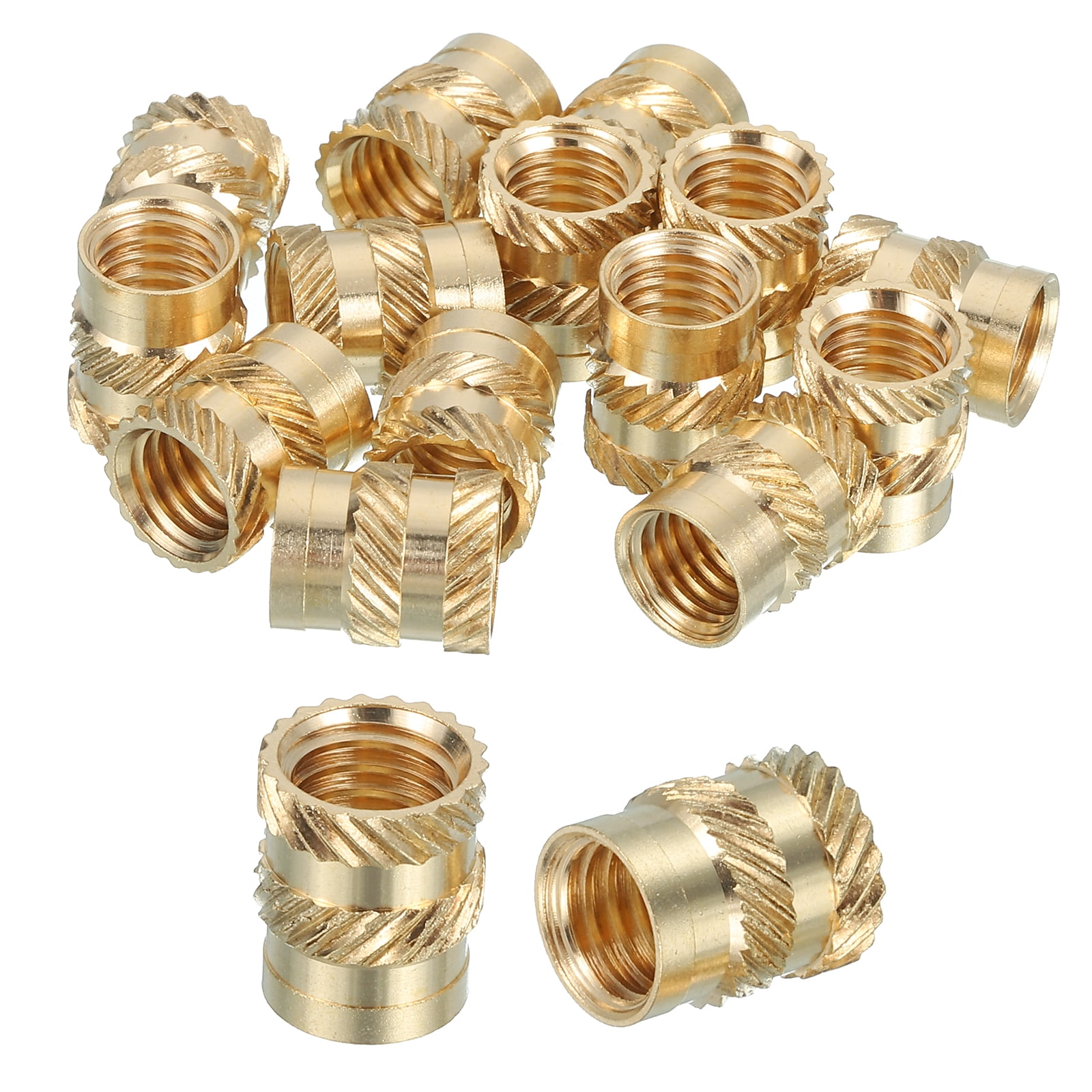 16 Pcs Threaded Inserts, M8 Brass Heat Set Insert for 3D Printing ...