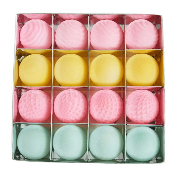 16 Pcs Velvet Christmas Balls – 2.4" Flocked Plastic Ornaments for Christmas Tree Decorations, Brown Hanging Baubles with String, Shatterproof Xmas Ball Set for Indoor Holiday Décor