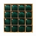 thumbnail image 1 of 16 Pcs Velvet Christmas Tree Ornaments - Flocked Plastic Balls for Holiday Decor, Hanging Ornaments for Christmas Tree and Festive Parties, 1 of 1