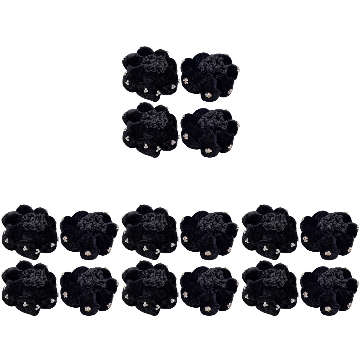 16 Pcs Women Hair Bun Cover Elegant Hair Nets Hair Bun Holder