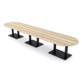 thumbnail image 1 of 16 Person Modular Powered Racetrack Conference Table With Double Bases, 1 of 6