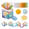 thumbnail image 1 of 16-Piece Baby Tissue Box Toy for Sensory Development, Soft Cloth Early Learning Activity Set, Montessori Educational Pull Game for Infants Toddlers, 1 of 6