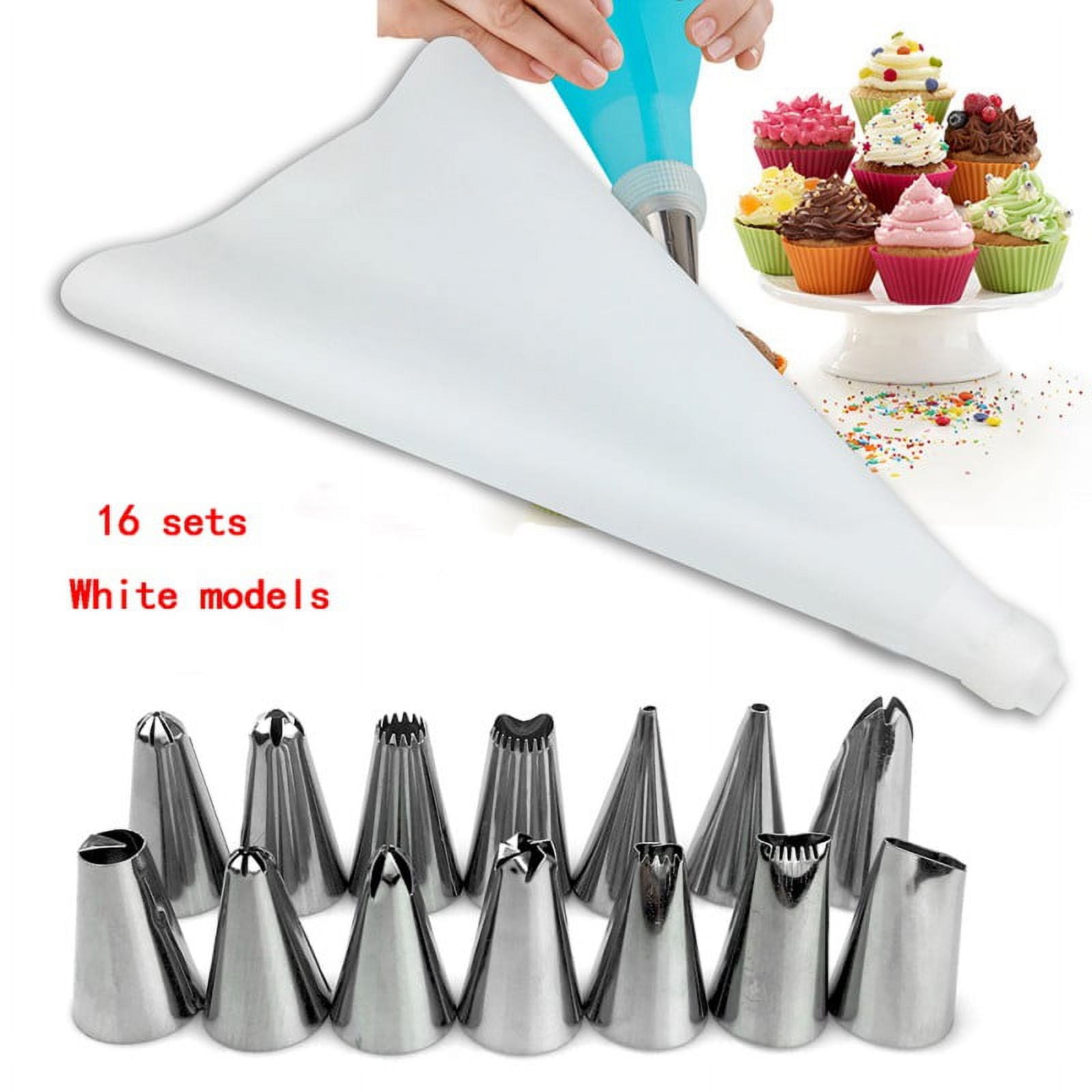 Cake Decorating Tools Supplies Kit: 236pcs Baking Accessories with Storage  Case - Piping Bags and Icing Tips Set - Cupcake Cookie Frosting Fondant