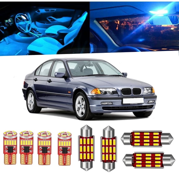 16 Piece Car Interior LED Lights Kit for BMW 3 Series E46 1999-2005 Interior LED Light Bulbs Packag Kit+ Install Tool