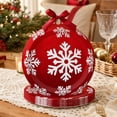 thumbnail image 1 of 16-Piece Christmas Ball Shaped Paper Plates, 7 Inch Disposable Holiday Party Plates for Xmas Dinner Supplies and Festive Table Decor., 1 of 6