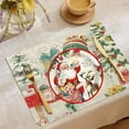 thumbnail image 1 of 16-Piece Christmas Disposable Paper Plates Set 9 inch 7 inch Holiday Party Tableware with Santa Snowflake Patterns for Christmas Dinner Party Supplies, 1 of 5