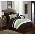 thumbnail image 1 of 16 Piece Pisaro Complete bedroom in a bag Pinch Contemporary embroidered and quilted Comforter Set, 1 of 10