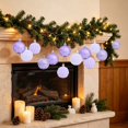 thumbnail image 1 of 16-Piece Purple Christmas Ball Ornaments, Shatterproof Plastic Christmas Tree Decorations for Tree, Wreath, Window, Mantel and Holiday Hanging Decor, 1 of 10