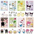 thumbnail image 1 of 16 Pieces Cartoon Sanrio Alter Ego Sticker Puzzle Cute Toy Jigsaw Making a Face Waterproof Bestseller Sticker Set, 1 of 6
