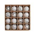 thumbnail image 1 of 16 Pieces Christmas Tree Hanging Balls Ornaments for ear Birthday, 1 of 8