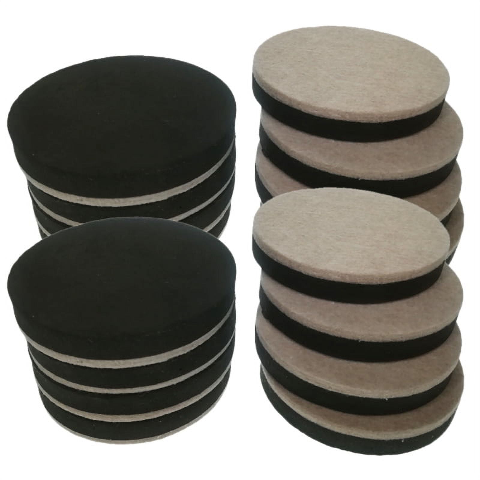 16 Pieces Heavy Duty Felt Sliders For Furniture Moving Wood Floor Protectors as described, Dia