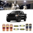 thumbnail image 1 of 16-Pieces Interior LED Lights Kit for GMC Canyon 2015 2016 2017 2018 2019 2020 2021 2022 Super Bright LED Interior Light Bulbs Package + License Plate Lights and Install Tool, 1 of 10