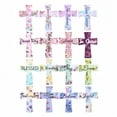 thumbnail image 1 of 16 Pieces Christian Religious Cross Bookmark Religious Bible Verses Bookmarks Page Clips for Women Student School Reading Gifts, 16 Styles (Floral Style), 1 of 5