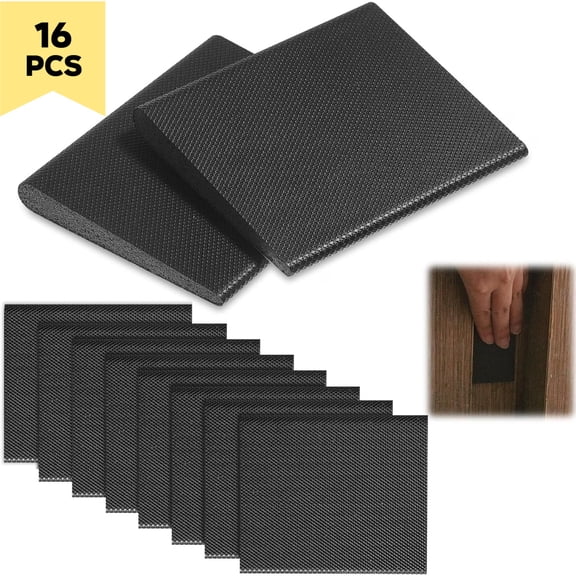 16 Pieces Self-Adhesive Door Corner Seals Weather Stripping Draft Stopper Door Frame Seal Corner Foam for Weather Protection Isolation of Noise