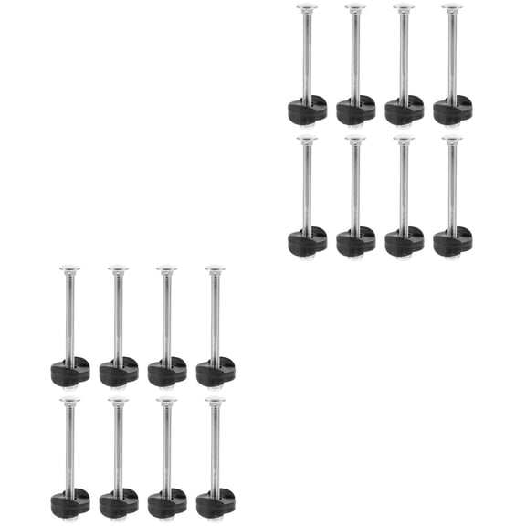 16 Pieces Trampoline Enclosure Pole Gap Spacers, Galvanized Steel Trampoline Screws, Trampoline Stability Tool Set