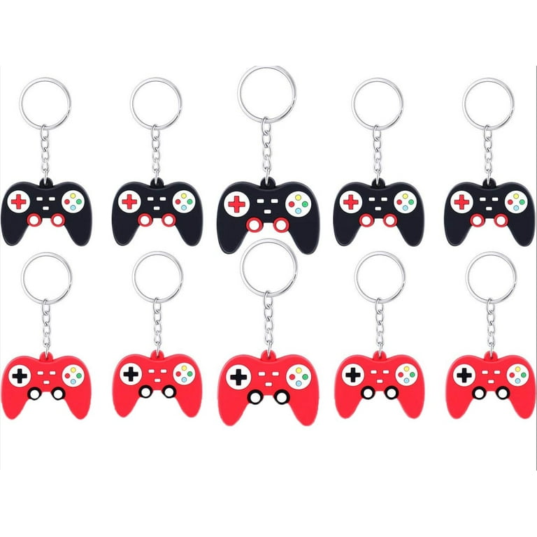 62Pcs Video Game Party Favors Key Chains Bulk Keychains For Kids