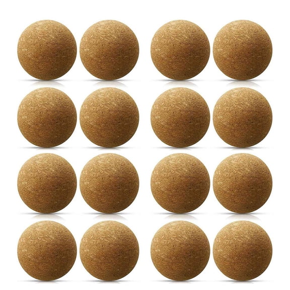 16 Pieces Wine Cork Ball Stopper Wine Cork Stopper Wooden Cork Ball for Decanter Cork Replacement