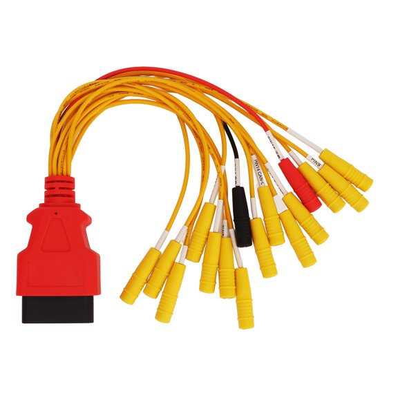 16 Pin Jumper Cable Safe Connection Female OBD II Connector Car Diagnostic Line 15 Inches / 38.1 cm