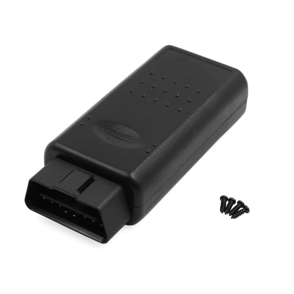 16 Pin OBD2 Car Diagnostic Connector Male Adapter Shell DC 12V w/ Screw