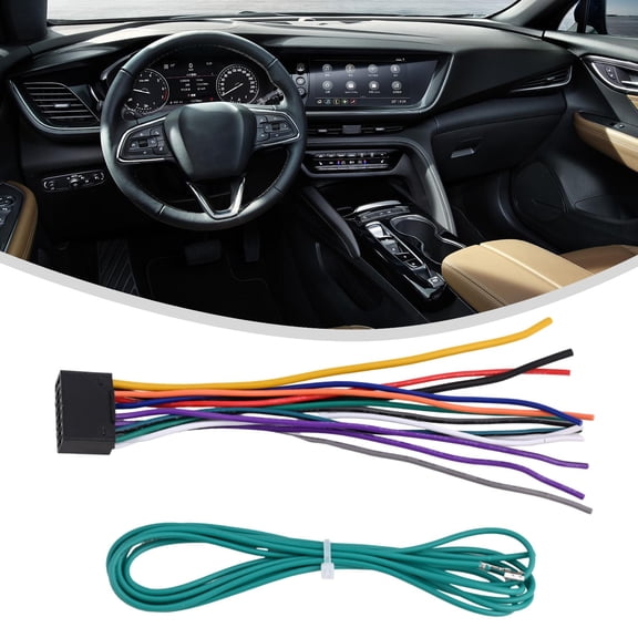 16 Pin Spare Car Stereo Radio Wiring Harness CD Player Plug Cable For Kenwood Radios And Other Models Car Electronics Accessorie