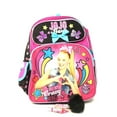 thumbnail image 1 of 16 Pink Glitter 2 Zipper Cargo Backpack Plus Plush Keychain, 1 of 3