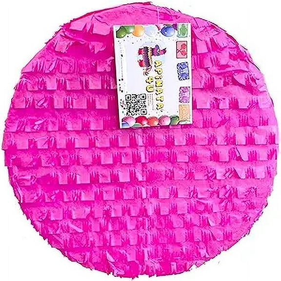 16” Pink Round Pinata Blank Great for DIY your own pinata