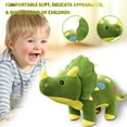 thumbnail image 1 of 16" Plush Dinosaur Stuffed Animal, Soft Cuddle Pillow Toy for Kids Room Decor & Gifts - Huggable Triangular Dino with Premium Filling, Multi-Functional for Bed & Play as shown, 1 of 7