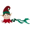 thumbnail image 1 of Northlight 16" Plush Red and Green Elf Christmas Tree Topper, Unlit, 1 of 7