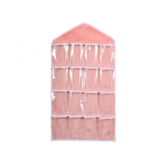 16 Pockets Over Door Hanging Bag Box Shoe Rack Hanger Storage Tidy Toy Organiser