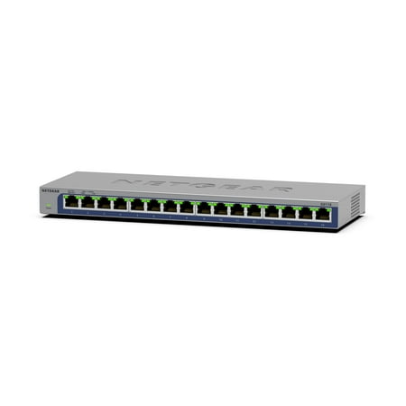 NETGEAR - 16-port Gigabit Unmanaged Ethernet Switch - Gray