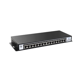 16 Port Gigabit Ethernet Easy Smart Managed Switch | Metal Housing, Plug & Play, Desktop/Wall Mount, Home Network Hub, Office Ethernet Splitter for NAS, PC