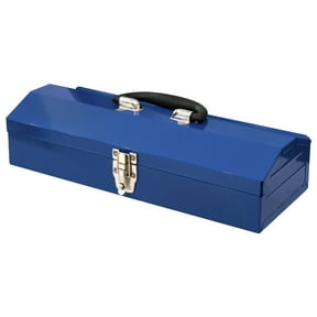 HPDAVV 16" Portable Toolbox Blue Parts Management Tools Storage Box
