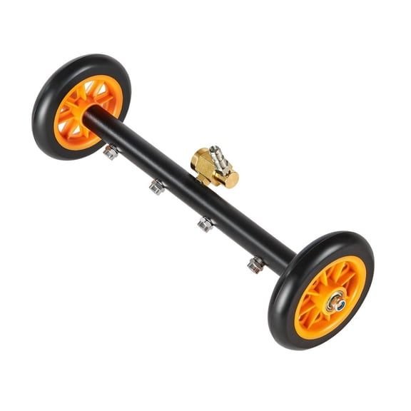 16" Pressure Washer Undercarriage Cleaner, 4000 PSI Stainless Steel Surface Cleaner, Adjustable Angle Gear, 4 Nozzles, 2 Wands for Driveway, Patio, Deck Cleaning