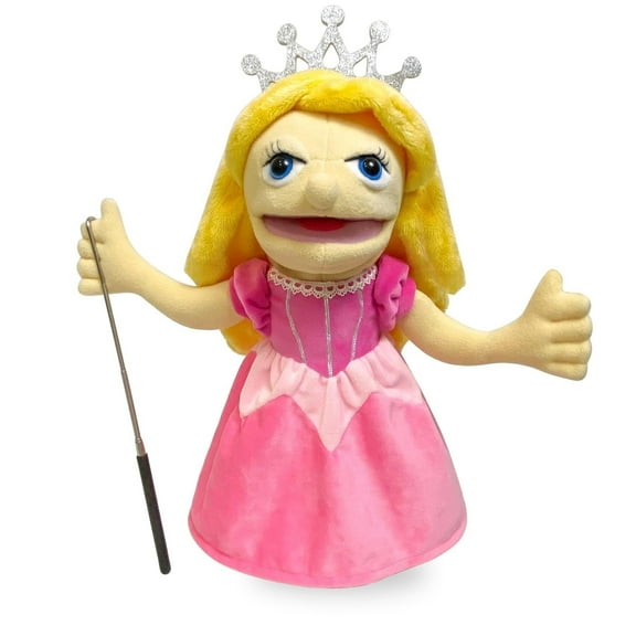 16" Puppets Entriloquist Puppet,Hand Puppets for Kids Plush Princess Puppets for Adults with Removable Mouth Puppet