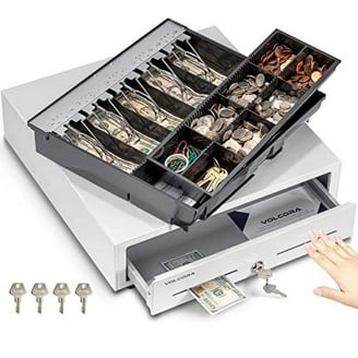 Cash Register Drawers & Trays in Money Handling | White - Walmart.com