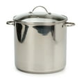 thumbnail image 1 of Rsvp International 16 Qt Stockpot, Mirror Finish, 1 of 3