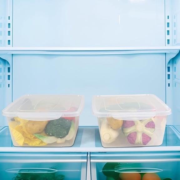 16 Quart Clear Latching Storage Box, Plastic Container with Lid, Stackable Bins for Home Organization