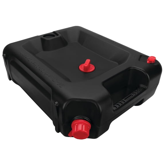 16-Quart Oil Drain Pan with Integrated Handle and Rubber Sealing Gaskets